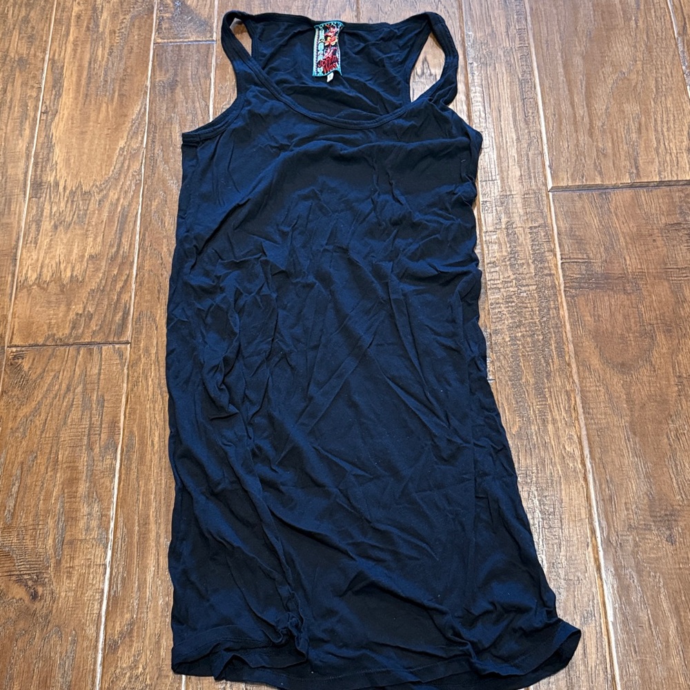 Johnny Was Black Tank Top